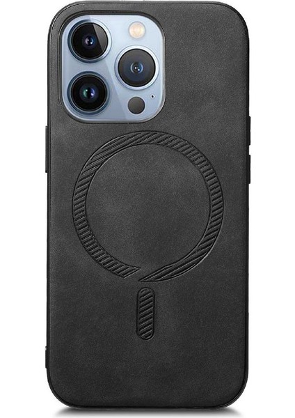 IPhone 14 Için Kılıf Pro Max Hafif Ince Magsafe Araba Bağlar Kablosuz (Yurt Dışından)