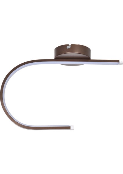 Modern tasarımlı kahverengi ledli aydınlatma, şık ve fonksiyonel ev dekoru sağlar.