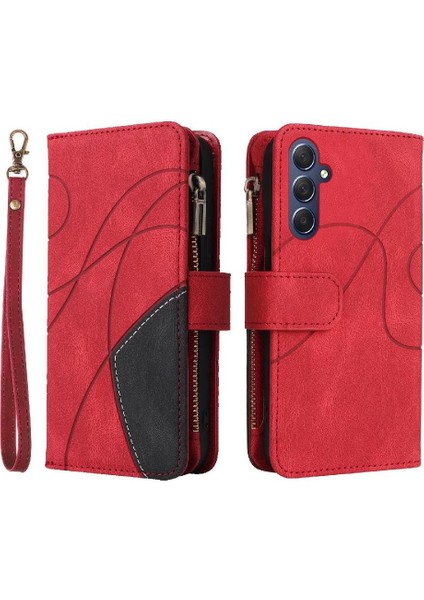 Samsung Galaxy A16 Kickstand Koruyucu Dokuz Kart Yuvaları Iki Renkli (Yurt Dışından)