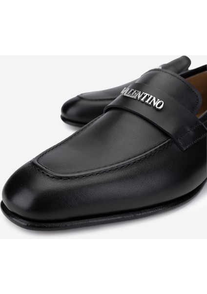 Valentıno Erkek Hakiki Deri Siyah Loafer Ayakkabı 667 20171 Erk Ayk Y23 Black Leather modelleri