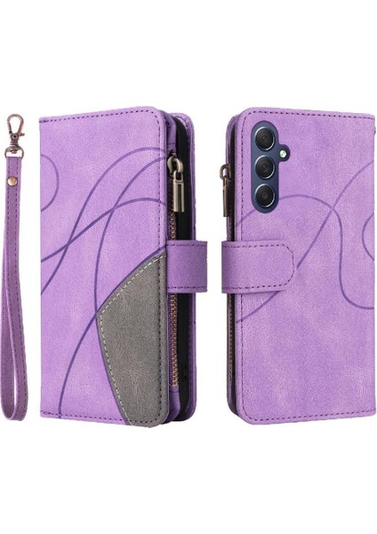 Samsung Galaxy A16 Kickstand Koruyucu Dokuz Kart Yuvaları Iki Renkli (Yurt Dışından)