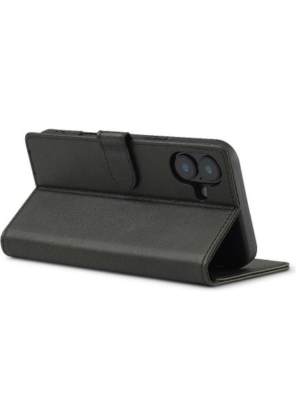 IPhone 16 Için Flip Case Artı Buzağı Doku Yatay Çevir Deri Kılıf (Yurt Dışından) fırsatları