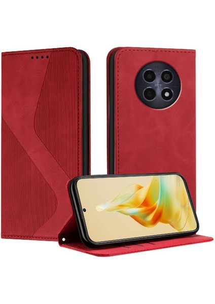 Realme 12 5g Için Kılıf Kart Yuvaları Tutucu Pu Deri Cüzdan Kickstand Folio (Yurt Dışından)