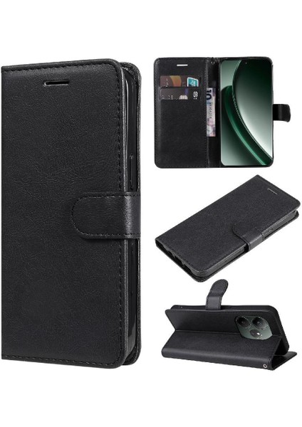 Kart Yuvası Katı ile Realme Gt 6 Iş Cüzdan Telefon Kılıfı Için Flip Case (Yurt Dışından)