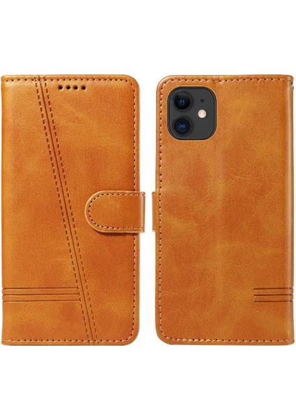 Kredi Kartı Yuvası Pu ile IPhone 11 Için Ayrılabilir Siyah Bilezik Durumda (Yurt Dışından) indirimleri