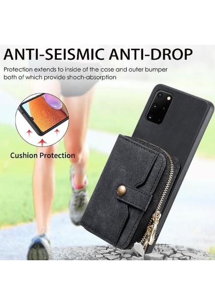 Samsung Galaxy S20 Artı Ayarlanabilir Kordon Fermuar Kapatma Prim (Yurt Dışından)