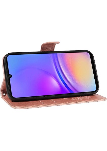 Kredi Kartı Yuvası Kabartmalı Kelebek ile Samsung Galaxy A06 Için Flip Case (Yurt Dışından) indirimleri