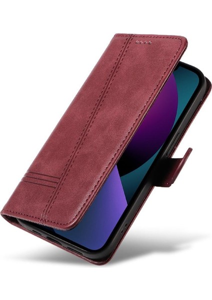 Kredi Kartı Yuvası ile IPhone 14 Artı Için Filp Durumda Ayrılabilir Siyah Pu (Yurt Dışından)