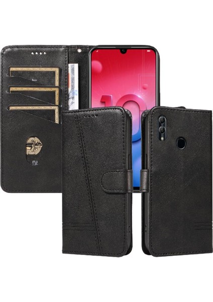 Huawei P Samrt 2019 Ayrılabilir Siyah Bilezik Cüzdan Telefon Için Filp Durumda (Yurt Dışından)