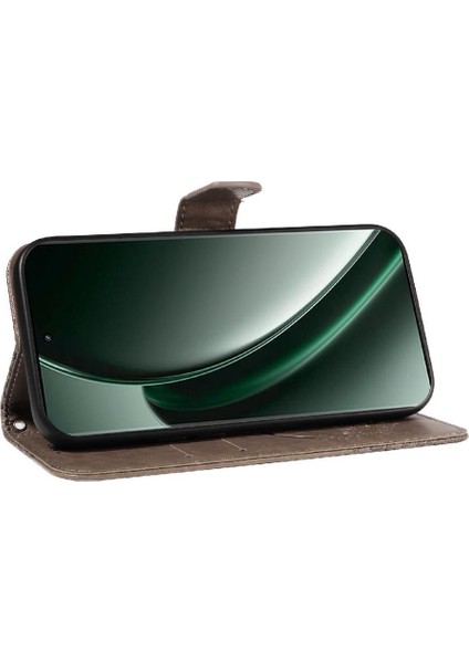 Realme Gt 6 Için Flip Case Ayrılabilir El Kayışı ile Yüksek Kaliteli Deri (Yurt Dışından)