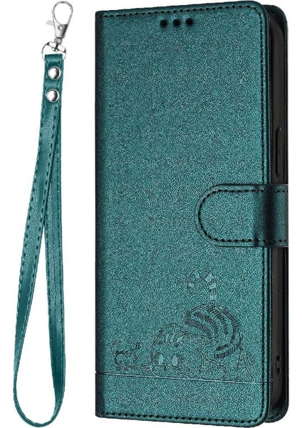 Oppo Için Kılıf Oppo 8t 5g Kedi Rfıd Cüzdan Kapak Çevirin Kart Yuvası Tutucu (Yurt Dışından) fırsatları