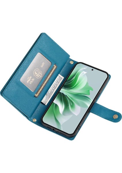 Oppo Oppo 11 Pro Için Flip Case Crossbody Kayış Cüzdan Standı Iş (Yurt Dışından)