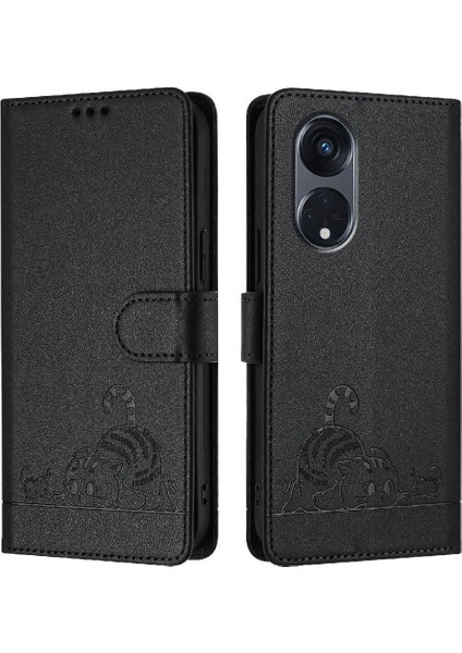 Oppo Için Kılıf Oppo 8t 5g Kedi Rfıd Cüzdan Kapak Çevirin Kart Yuvası Tutucu (Yurt Dışından) indirimleri