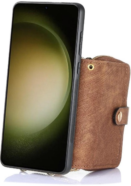 Samsung Galaxy S23 Artı Fermuar Kapatma Ayarlanabilir Kordon Prim (Yurt Dışından)