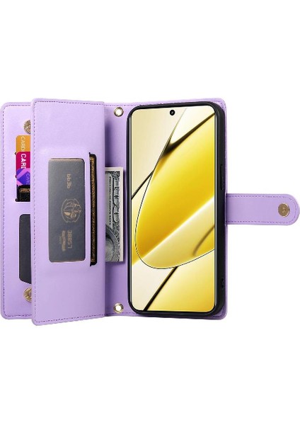 Realme 11 5g Cüzdan Çok Fonksiyonlu Standı Iş Kayışı Için Flip Case (Yurt Dışından) fiyatları
