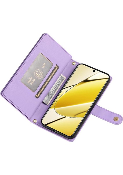 Realme 11 5g Cüzdan Çok Fonksiyonlu Standı Iş Kayışı Için Flip Case (Yurt Dışından) modelleri