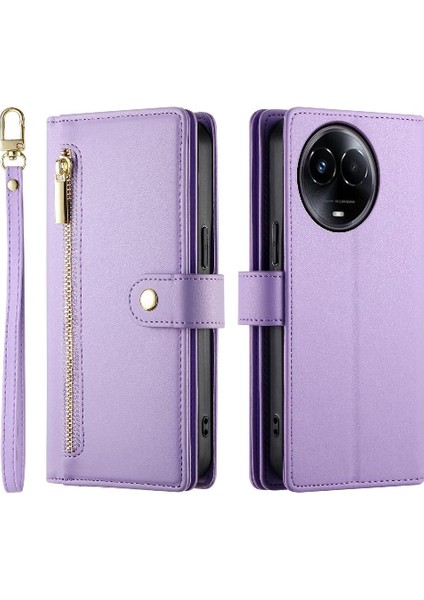 Realme 11 5g Cüzdan Çok Fonksiyonlu Standı Iş Kayışı Için Flip Case (Yurt Dışından) fırsatları