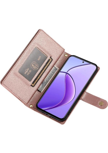 Realme 12 5g Cüzdan Standı Için Flip Case Crossbody Kayış Iş (Yurt Dışından) modelleri