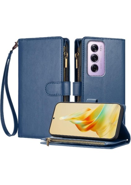 Oppo Oppo 12 Pro 5g Kart Yuvaları Için Kılıf Folio Kapak Çanta Kapak Cüzdan Pu (Yurt Dışından)