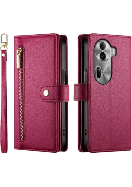 Oppo Oppo 11 Pro Için Flip Case Crossbody Kayış Cüzdan Standı Iş (Yurt Dışından)