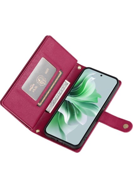 Oppo Oppo 11 Pro Için Flip Case Crossbody Kayış Cüzdan Standı Iş (Yurt Dışından)