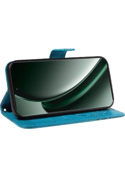 Realme Gt 6 Için Flip Case Ayrılabilir El Kayışı ile Yüksek Kaliteli Deri (Yurt Dışından)