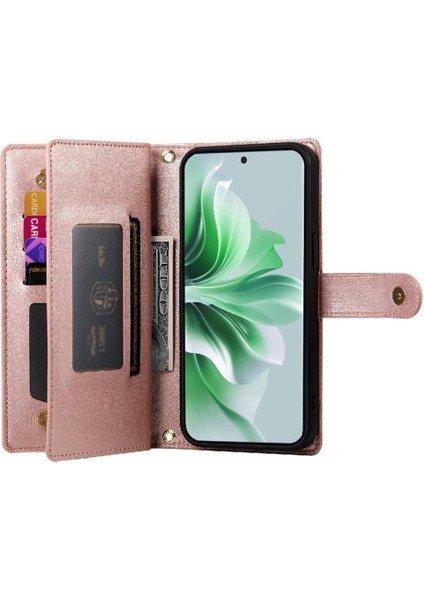 Oppo Oppo 11 Pro Için Flip Case Crossbody Kayış Cüzdan Standı Iş (Yurt Dışından)