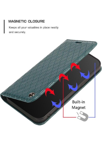 Motorola Moto Kenar 50 Pro Manyetik Kabuk Cüzdan Flip Kart Yuvaları Için Kılıf (Yurt Dışından)