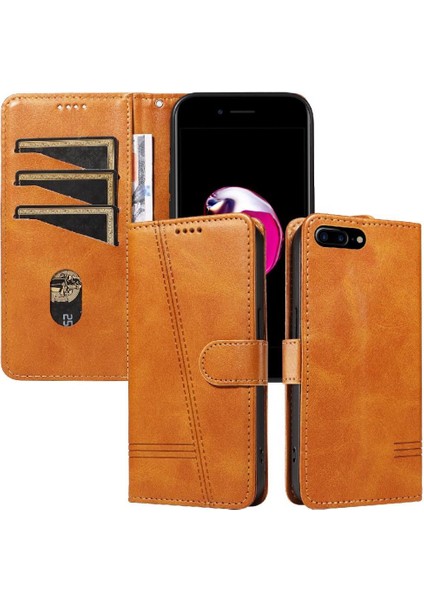 IPhone 6 Için Filp Durumda Artı/6s Artı Kredi Kartı Yuvası ile Ayrılabilir Siyah (Yurt Dışından)