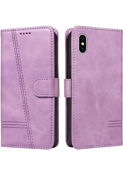 Kredi Kartı Yuvası ile IPhone X/xs Için Filp Durumda Ayrılabilir Siyah Bilezik (Yurt Dışından)