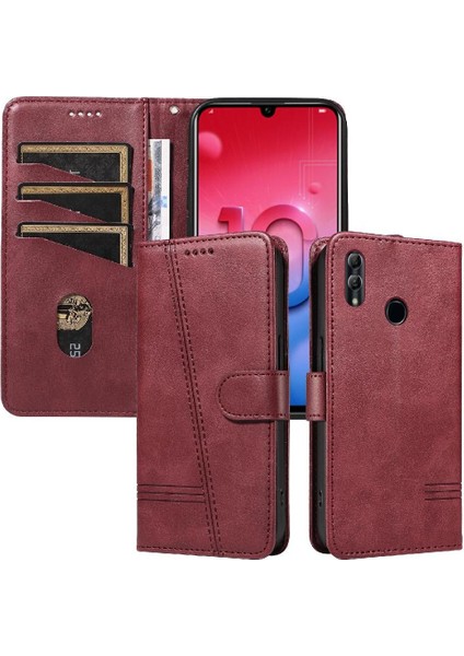 Huawei P Samrt 2019 Ayrılabilir Siyah Bilezik Cüzdan Telefon Için Filp Durumda (Yurt Dışından)