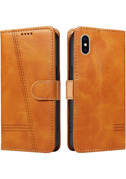 Kredi Kartı Yuvası ile IPhone X/xs Için Filp Durumda Ayrılabilir Siyah Bilezik (Yurt Dışından)