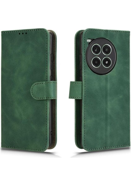 Oneplus Ace 3 Pro Için Flip Case Pu Deri Kart Yuvaları Tutucu Yan Toka (Yurt Dışından)