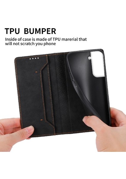 Samsung Galaxy S21 Fe Darbeye Kart Yuvası Kickstand Tpu Için Flip Case (Yurt Dışından) indirimleri