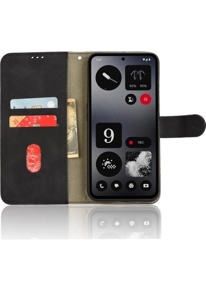 Nothing Flip Case Cmf Telefon 1 Yan Toka Pu Deri Cüzdan Kart (Yurt Dışından)