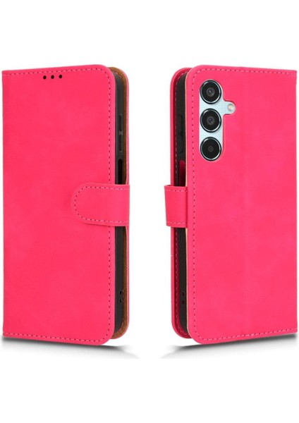 Samsung Galaxy M35 Kickstand Pu Deri Yan Toka Kartı Için Flip Case (Yurt Dışından)