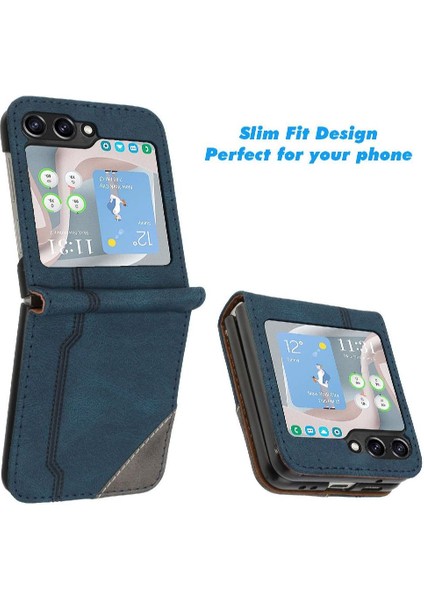 Samsung Galaxy Z Flip 6 Pu Deri Handy Standı Kart Yuvaları Kapak (Yurt Dışından) indirimleri