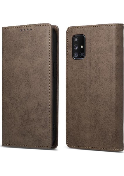 Samsung Galaxy A71 4g Kickstand Iş Rahat Darbeye Için Flip Case (Yurt Dışından)