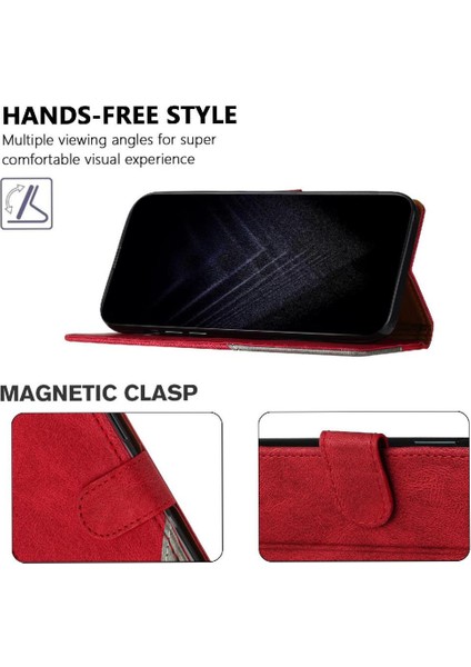 Oneplus Nord Ce 4 Lite 5g Için Kılıf Pu Deri Cüzdan Handy Standı Kartı (Yurt Dışından)