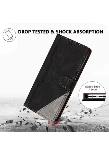 Xiaomi Poco M6 4g Kart Yuvaları Için Kılıf Kapak Manyetik Kapatma Pu Deri (Yurt Dışından)