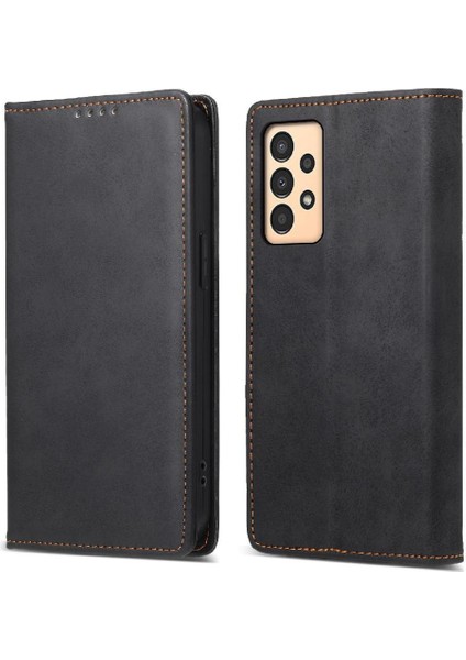 Samsung Galaxy A13 Kickstand Kart Yuvası Tpu Darbeye Için Flip Case (Yurt Dışından)