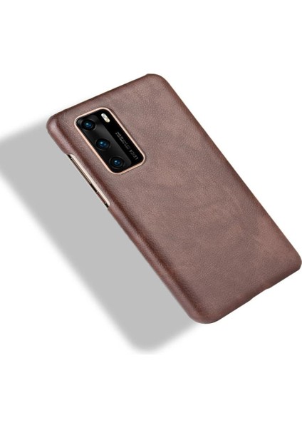 Huawei P40 Için Retro Kılıf Koruyucu Kapak Anti Scratch Retro Lychee (Yurt Dışından) modelleri