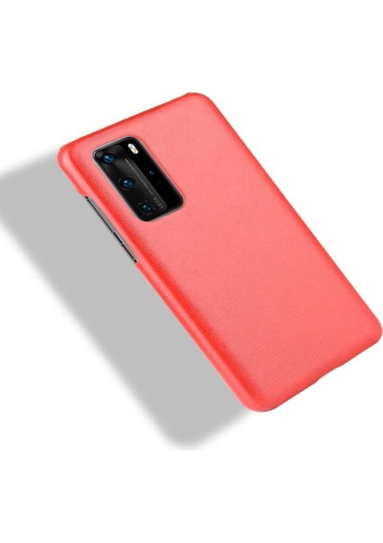 Manyi Mall Huawei P40 Pro Lychee Desen Koruyucu Kapak Için Retro Kılıf Anti Retro (Yurt Dışından)