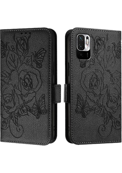 Kredi Kartı Yuvası Pu Deri Manyetik ile Xiaomi Poco M3 Pro Için Kılıf (Yurt Dışından)