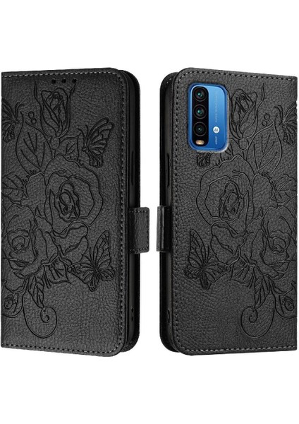 Xiaomi Redmi 9t Pu Deri Manyetik Cüzdan Kredi Kartı Yuvası ile (Yurt Dışından)