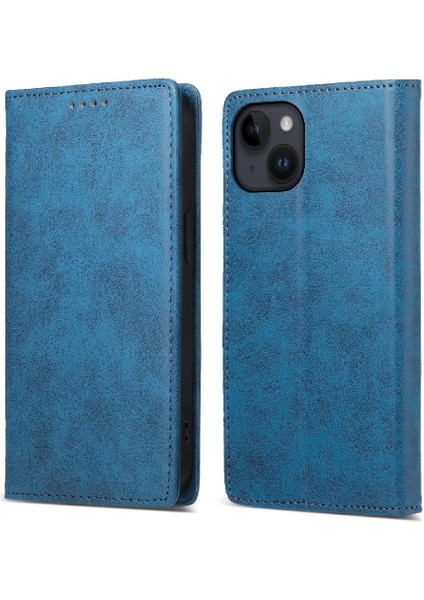 IPhone 14 Iş Rahat Kickstand Darbeye Tpu Kart Yuvası Için Flip Case (Yurt Dışından)