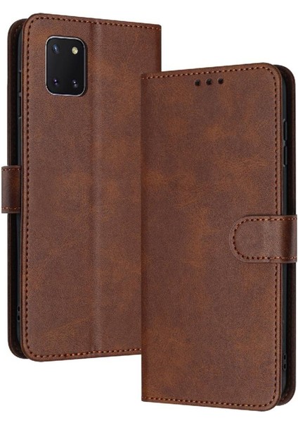 Toka Saf Kart Yuvası ile Samsung Galaxy Not 10 Lite Için Flip Case (Yurt Dışından)