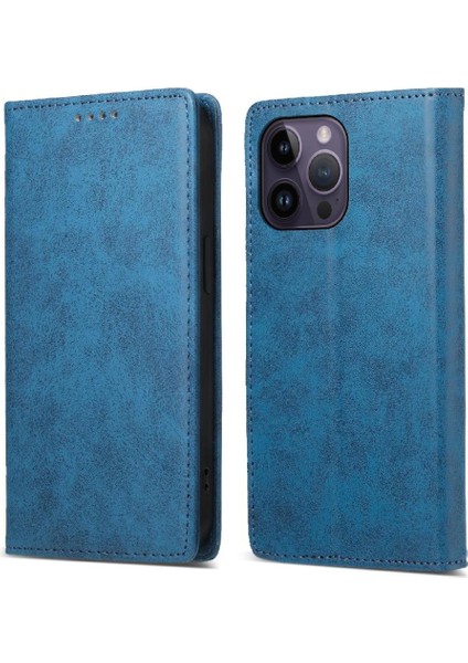 IPhone 14 Için Flip Case Pro Max Kart Yuvası Tpu Iş Rahat Kickstand (Yurt Dışından)