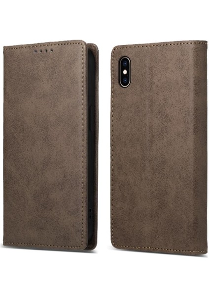 IPhone Xs Max Darbeye Iş Rahat Tpu Kart Yuvası Için Flip Case (Yurt Dışından)