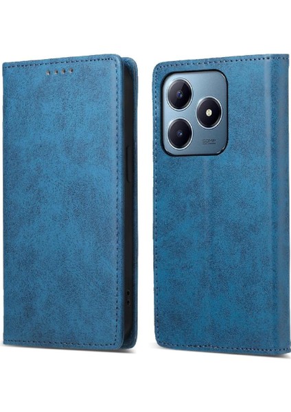 Realme C63/C61 Iş Rahat Kickstand Tpu Darbeye Dayanıklı Için Flip Case (Yurt Dışından)
